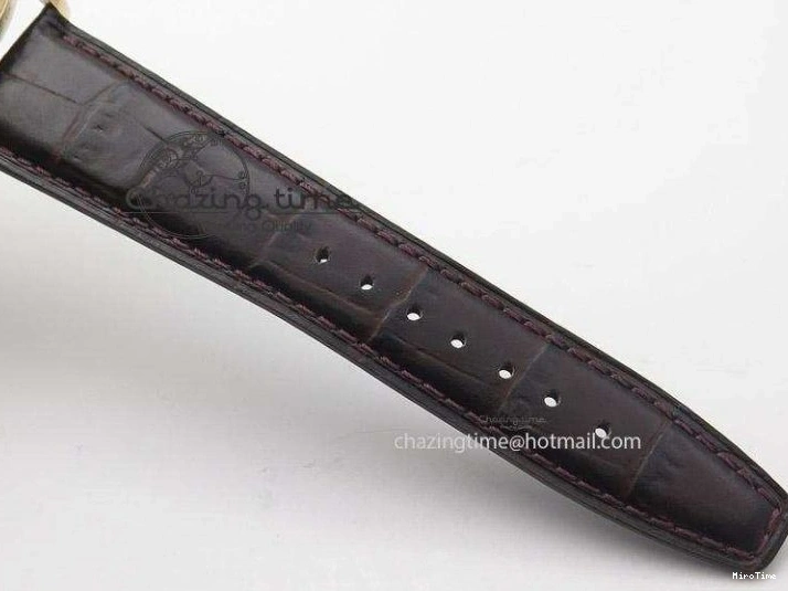 MIROTIME 0207 Compact Portuguese IW545409 RG ZF 1:1 Best Edition White Dial On Brown Leather Strap A 7336